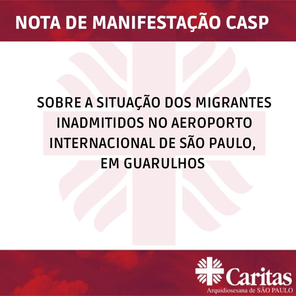 Caritas Arquidiocesana pede que se evitem ‘retrocessos na legislação migratória’ - Jornal O São Paulo