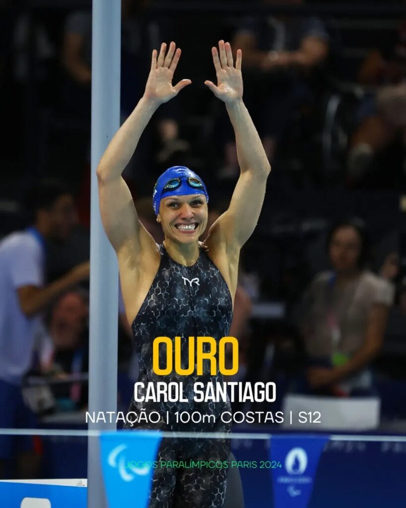 Paris 2024: com ouros na natação e atletismo, Brasil se mantém em 3º na paralimpíada - Jornal O São Paulo