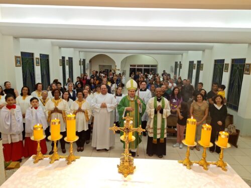 Visita de Dom Ângelo anima fiéis da Paróquia Nossa Senhora de Fátima - Jornal O São Paulo