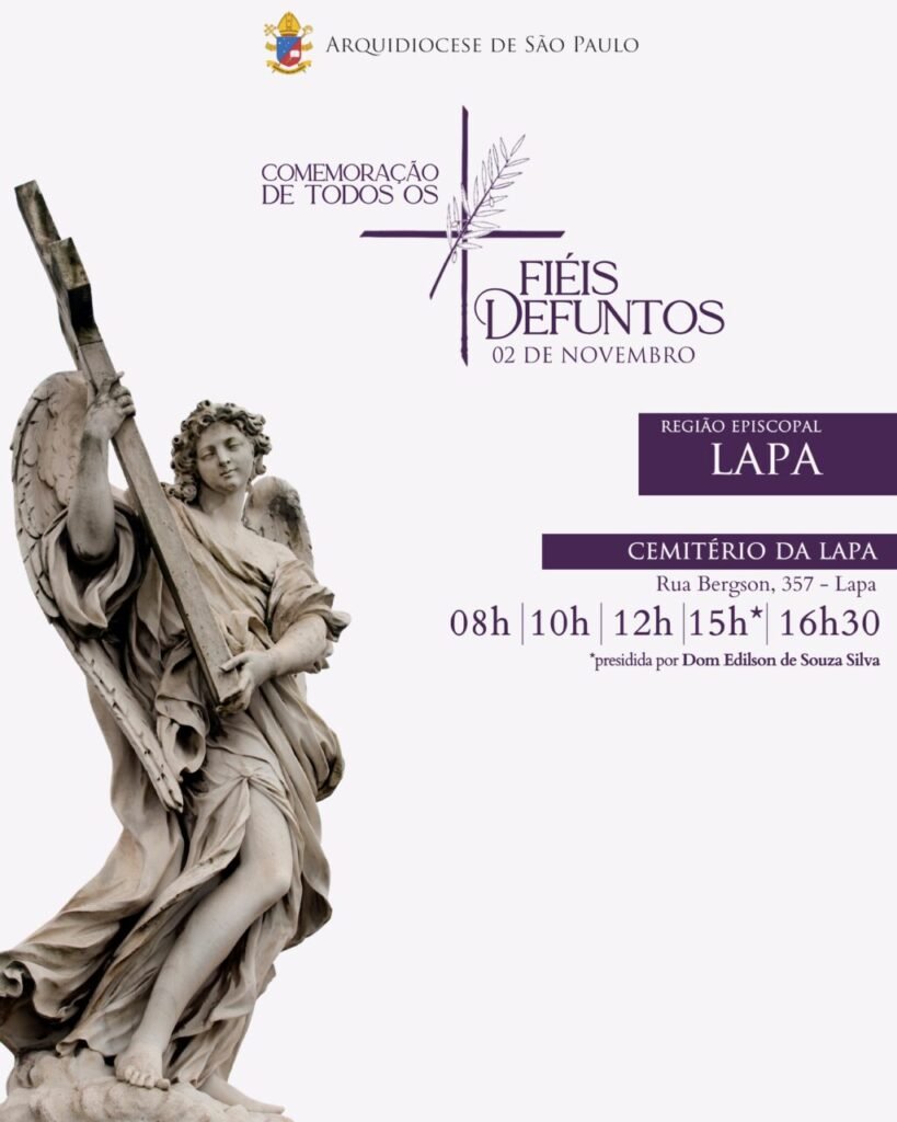 ‘Dia de Finados’: saiba os horários das missas nos cemitérios - Jornal O São Paulo
