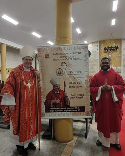 Dom Ângelo Ademir Mezzari faz visita pastoral à Paróquia Santa Cristina - Jornal O São Paulo