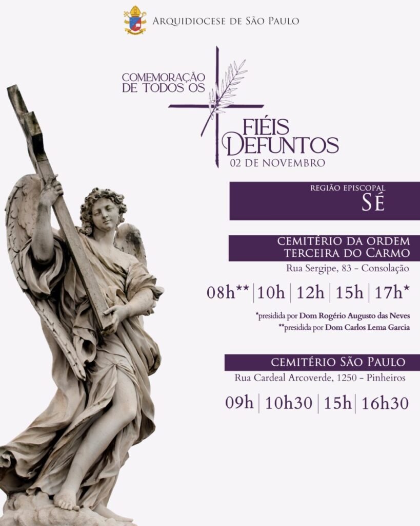 ‘Dia de Finados’: saiba os horários das missas nos cemitérios - Jornal O São Paulo