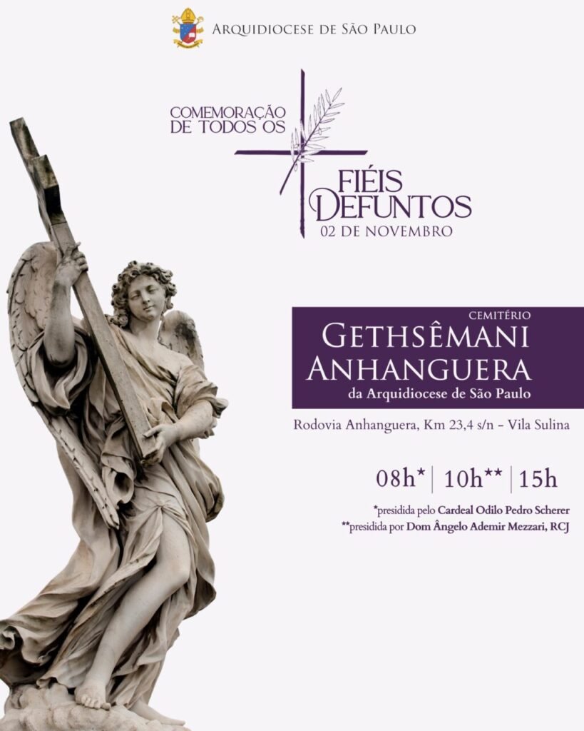 ‘Dia de Finados’: saiba os horários das missas nos cemitérios - Jornal O São Paulo