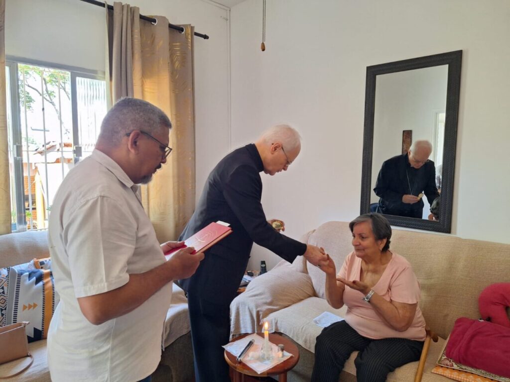 Dom Odilo conhece as ações pastorais e evangelizadoras da Paróquia Jesus no Horto das Oliveiras - Jornal O São Paulo