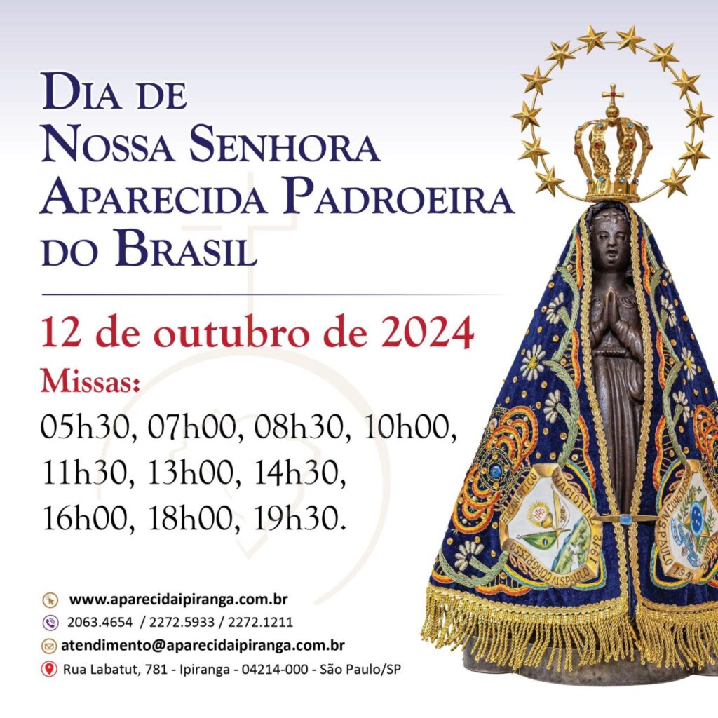 Em 12 de outubro, católicos celebram o Dia de Nossa Senhora Aparecida, Padroeira do Brasil - Jornal O São Paulo
