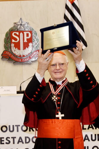 Deputados estaduais conferem a Dom Odilo o Colar de Honra ao Mérito Legislativo - Jornal O São Paulo