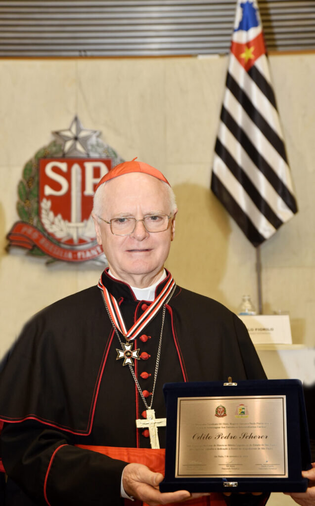 Deputados estaduais conferem a Dom Odilo o Colar de Honra ao Mérito Legislativo - Jornal O São Paulo