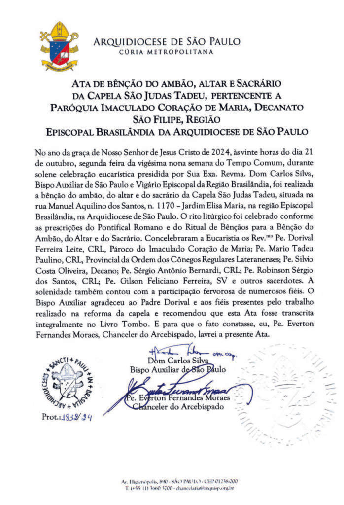 Brasilândia: paróquias ressaltam as ações dos MESCs e dos servidores do altar - Jornal O São Paulo