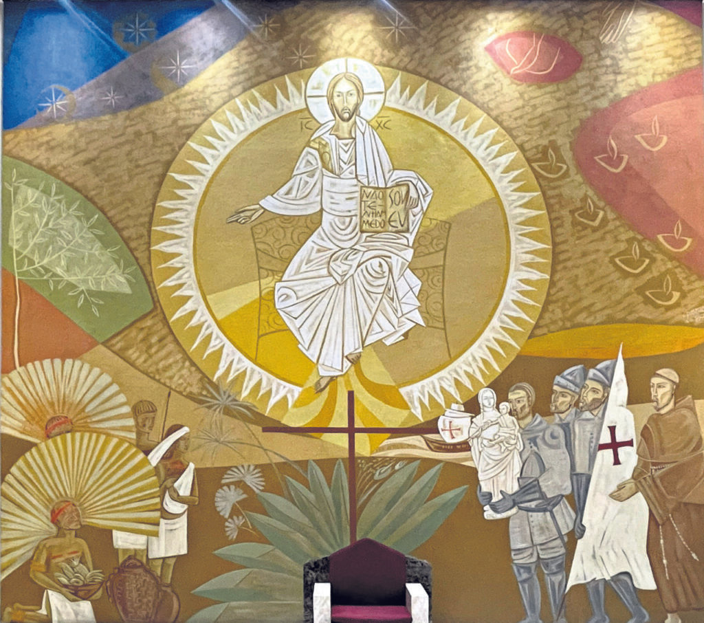 Obra sacra em igreja de São Paulo ressalta a fé e as raízes católicas da história do Brasil