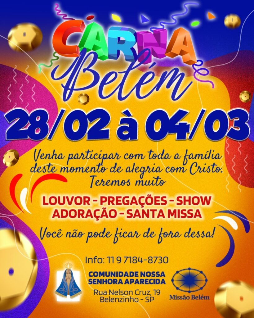 Retiros e eventos de carnaval para quem busca a verdadeira alegria: o encontro com Deus - Jornal O São Paulo