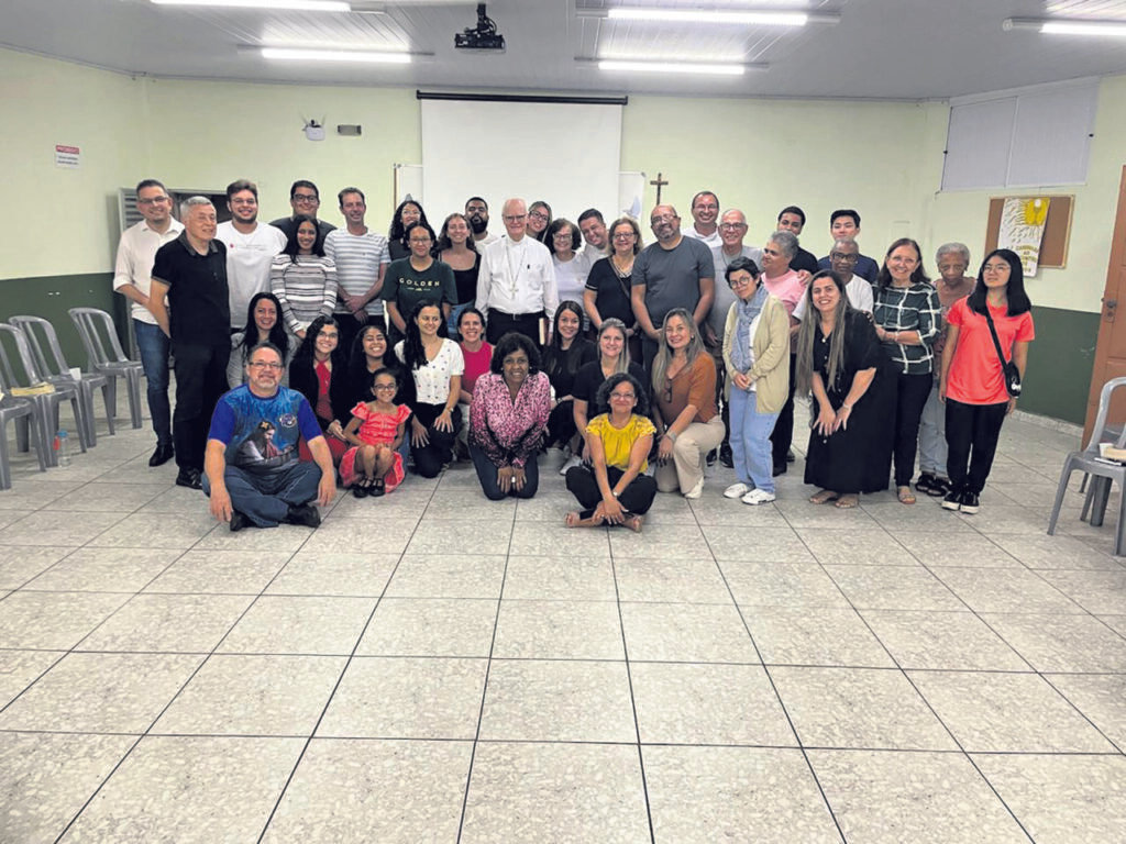 Dom Odilo palestra em retiro de crismandos da Paróquia Nossa Senhora de Loreto - Jornal O São Paulo