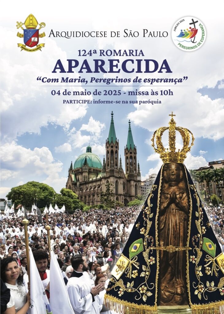 Fiéis da Arquidiocese de São Paulo peregrinarão a Aparecida em 4 de maio