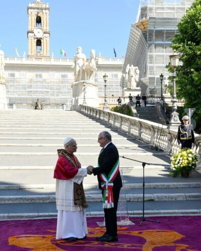 “Hoje posso dizer que sou romano”: Leão XIV visita o Capitólio - Jornal O São Paulo