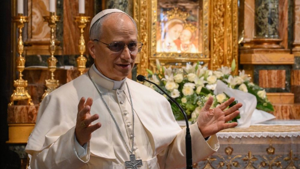 Leão XIV visita o túmulo de Francisco e reza no Santuário de Nossa Senhora do Bom Conselho - Jornal O São Paulo