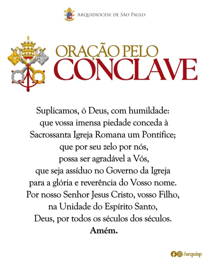 ‘Que seja eleito o Papa que a Igreja e a humanidade precisam’ - Jornal O São Paulo
