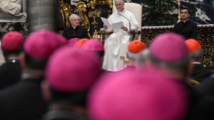 Leão XIV aos bispos: sejam homens de comunhão e de unidade, sem excluir ninguém - Jornal O São Paulo