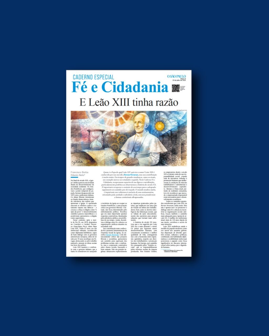 Leão XIII fez a fé dialogar com a ciência e olhar para as causas sociais - Jornal O São Paulo