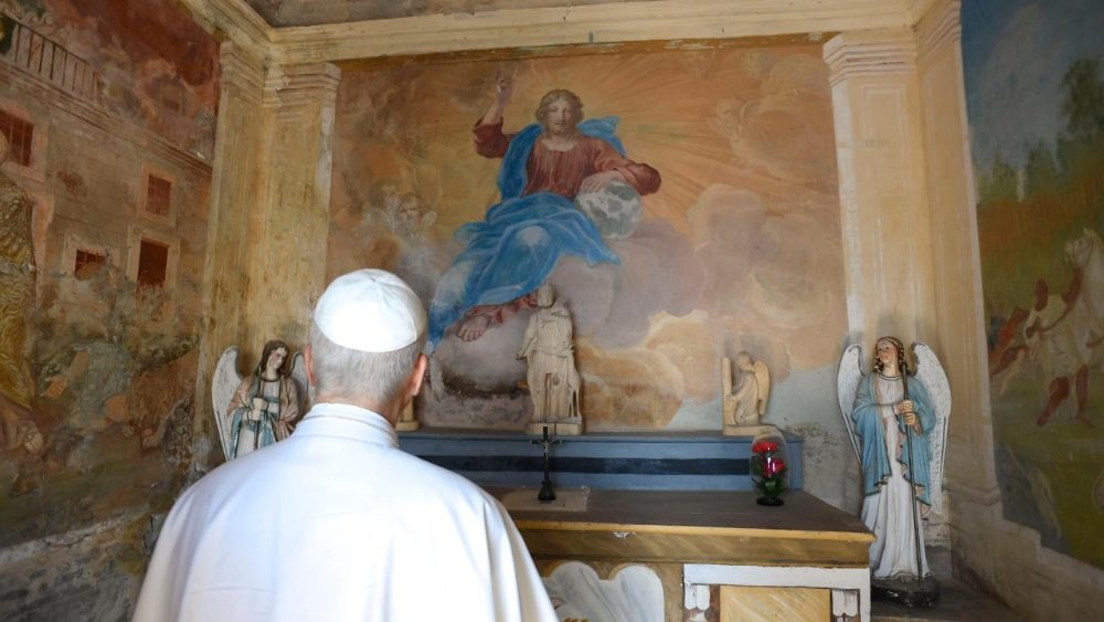 Leão XIV visita o Santuário de Nossa Senhora das Graças de Mentorella - Jornal O São Paulo