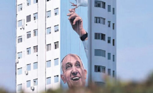 Argentina: Em homenagem a Francisco, maior mural do mundo dedicado a um papa é inaugurado - Jornal O São Paulo