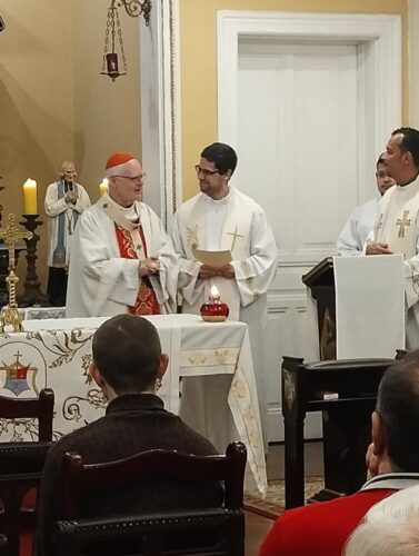 Dom Odilo preside missa na festa do padroeiro do Seminário de Filosofia Santo Cura D’Ars - Jornal O São Paulo