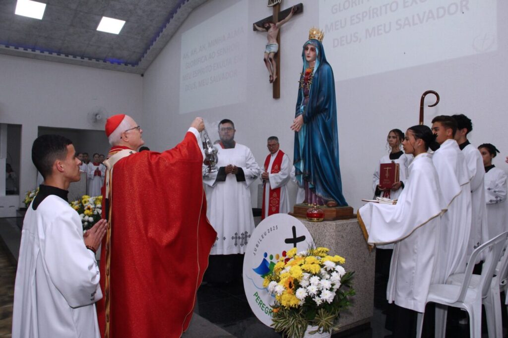 Na Brasilândia, festa da padroeira da Paróquia Nossa Senhora das Dores tem missa com Dom Odilo - Jornal O São Paulo