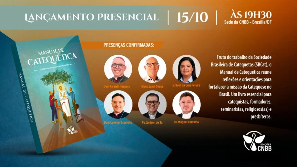 CNBB apresentará, dia 15 de outubro, o Manual de Catequética em encontro com transmissão ao vivo - Jornal O São Paulo