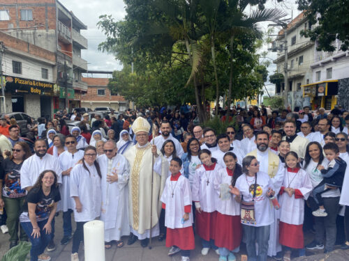 Dom Carlos Silva realiza visita pastoral à Paróquia Bom Pastor - Jornal O São Paulo