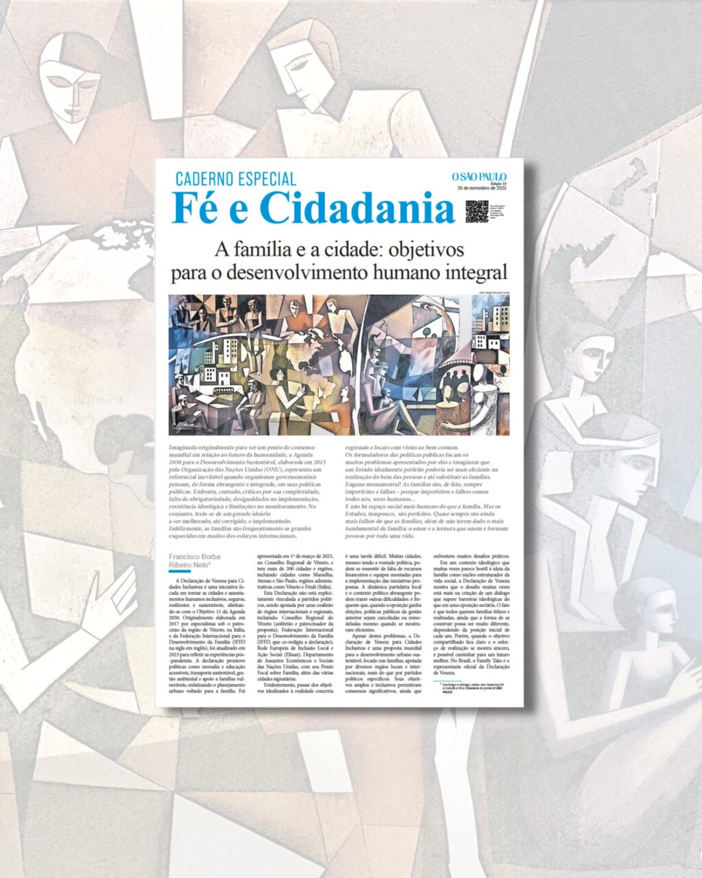 Todos ganham quando as cidades são mais inclusivas para as famílias - Jornal O São Paulo