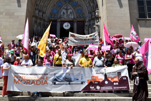 Articuladores da CF 2026 na Arquidiocese peregrinam à Catedral da Sé no Ano Jubilar - Jornal O São Paulo