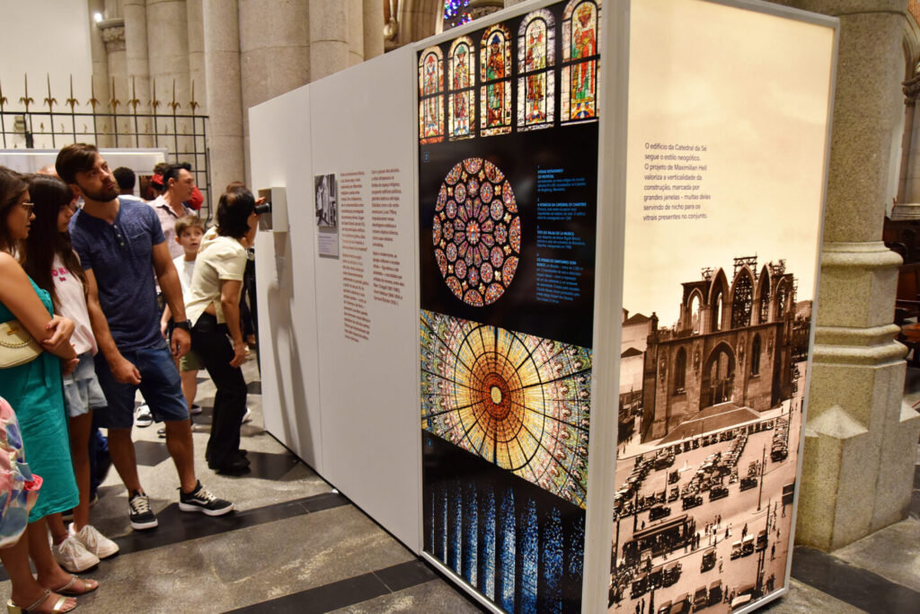 Exposição interativa ‘Luz: Vitrais da Sé’ marca as comemorações dos 280 anos de criação da Diocese de São Paulo