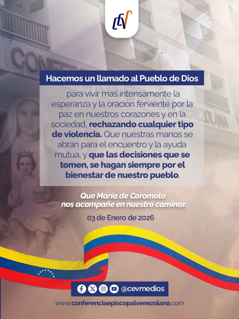 Papa: ‘O bem do amado povo venezuelano deve prevalecer acima de qualquer outra consideração’ - Jornal O São Paulo