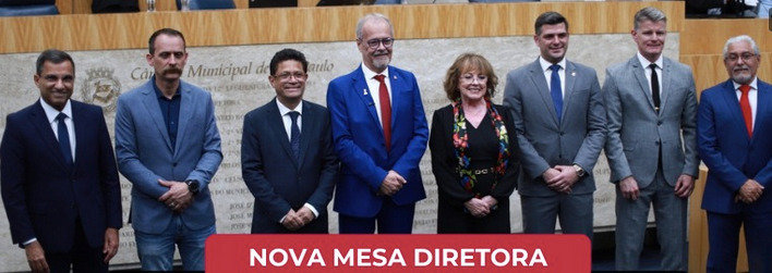 Toma posse a nova mesa diretora da Câmara Municipal de São Paulo