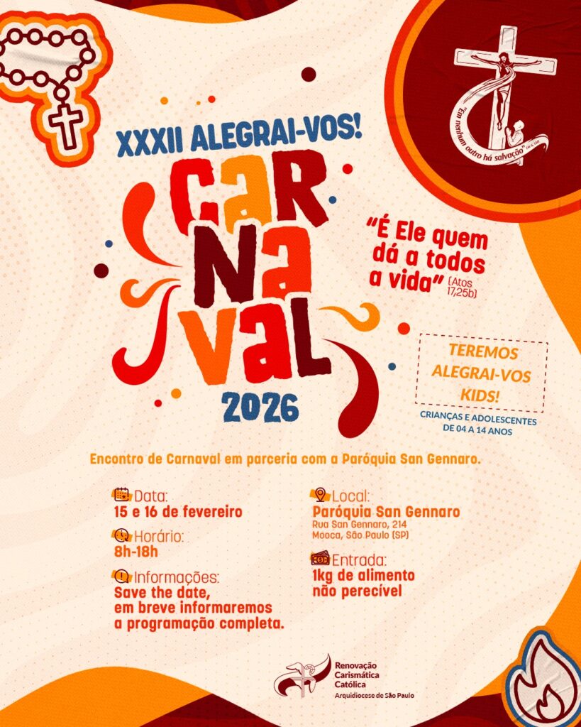 Comunidades e movimentos católicos promovem retiros para a vivência da fé no carnaval - Jornal O São Paulo