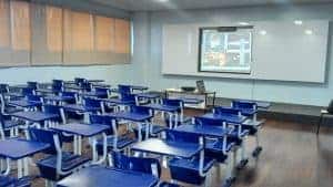 sala de aula vazia
