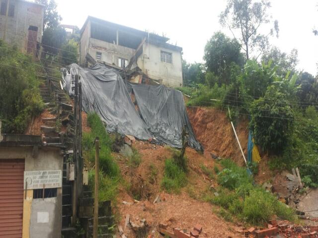 Município de São Paulo tem 485 áreas de risco para deslizamentos