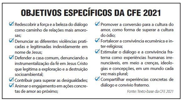 Ecumênica, Campanha da Fraternidade 2021 destaca o diálogo para a busca da paz - Jornal O São Paulo