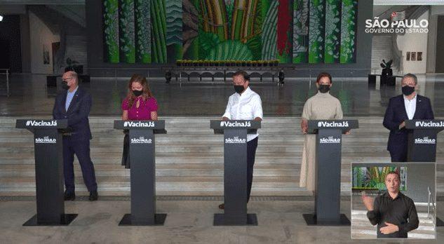 Governo de SP antecipa vacinação de idosos de 68 anos e entregará 2 mil cilindros de oxigênio - Jornal O São Paulo