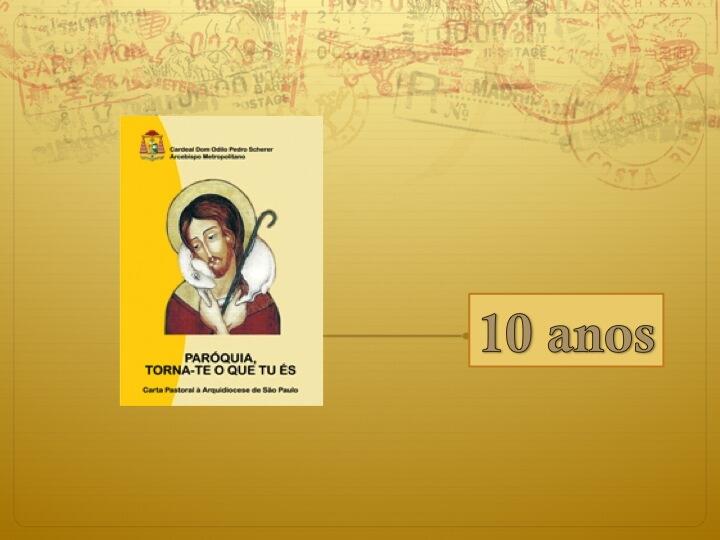 ‘Paróquia, torna-te o que tu és’: há 10 anos, a 1ª carta pastoral de Dom Odilo - Jornal O São Paulo