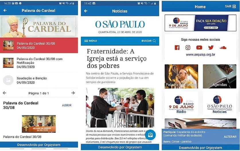 App integra acesso aos meios de comunicação da Arquidiocese - Jornal O São Paulo