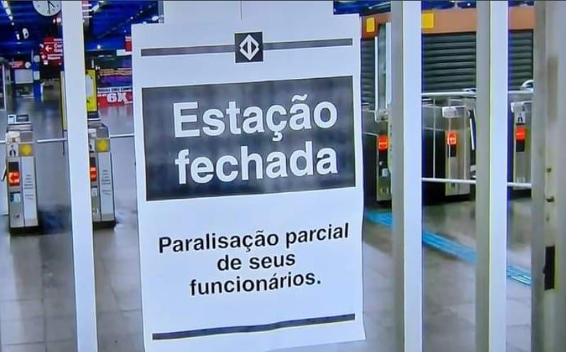 Greve do Metrô de São Paulo causa aglomerações em pontos de ônibus