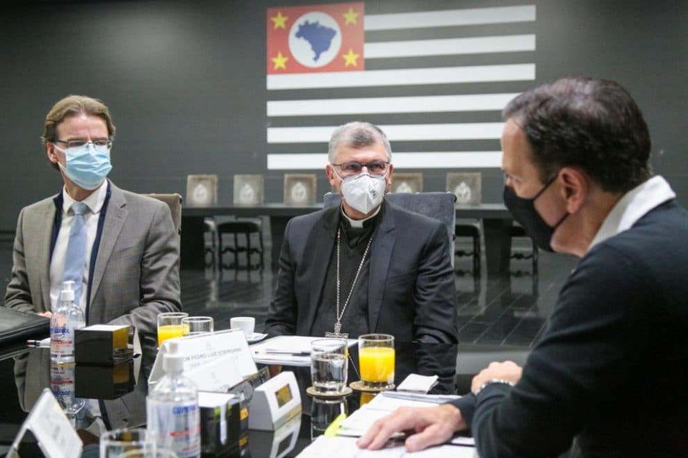 Presidente do Regional Sul 1 da CNBB se encontra com Governador João Doria - Jornal O São Paulo