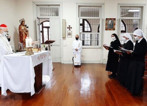 Cardeal Scherer preside missa no Mosteiro da Visitação de Santa Maria - Jornal O São Paulo