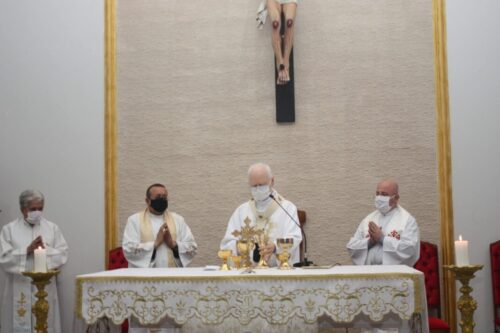 Pag Regiao Lapa Missa na festa da padroeira da Paroquia Santa Monica creditos Benigno Naveira