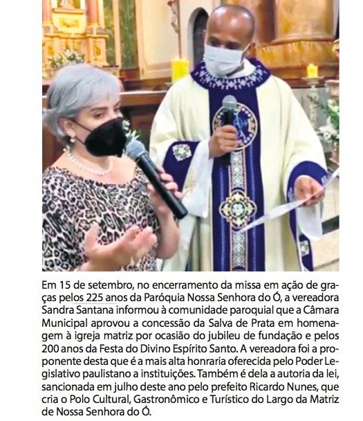 Paróquia Nossa Senhora do Ó: 225 anos de testemunho cristão e de devoção mariana - Jornal O São Paulo