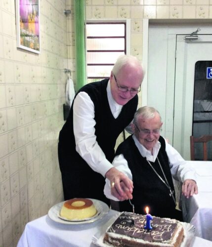 Dom Odilo com Dom Paulo credito Padre Joao Mildner