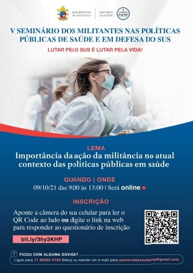 Pastoral da Saúde promove V Seminário sobre Políticas Públicas e em defesa do SUS - Jornal O São Paulo