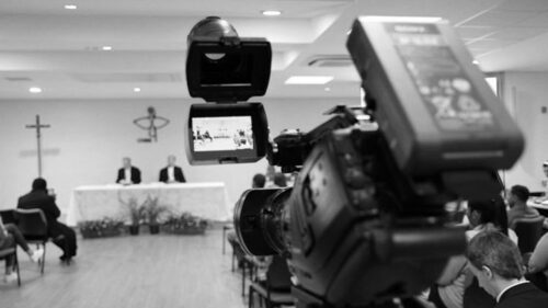 camera preto e branco