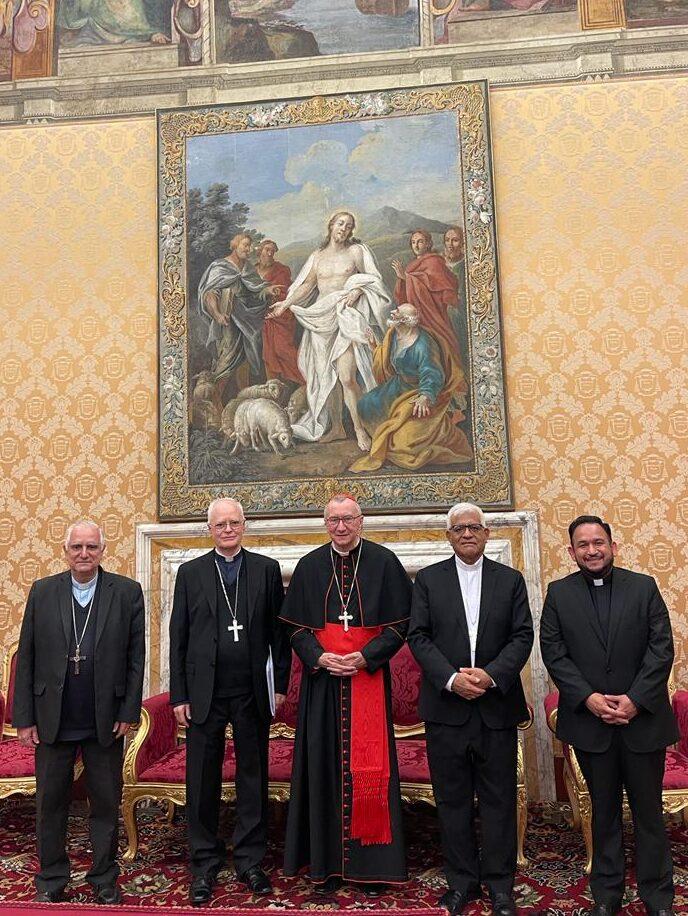 Presidência do Celam se encontra com Secretário de Estado da Santa Sé - Jornal O São Paulo
