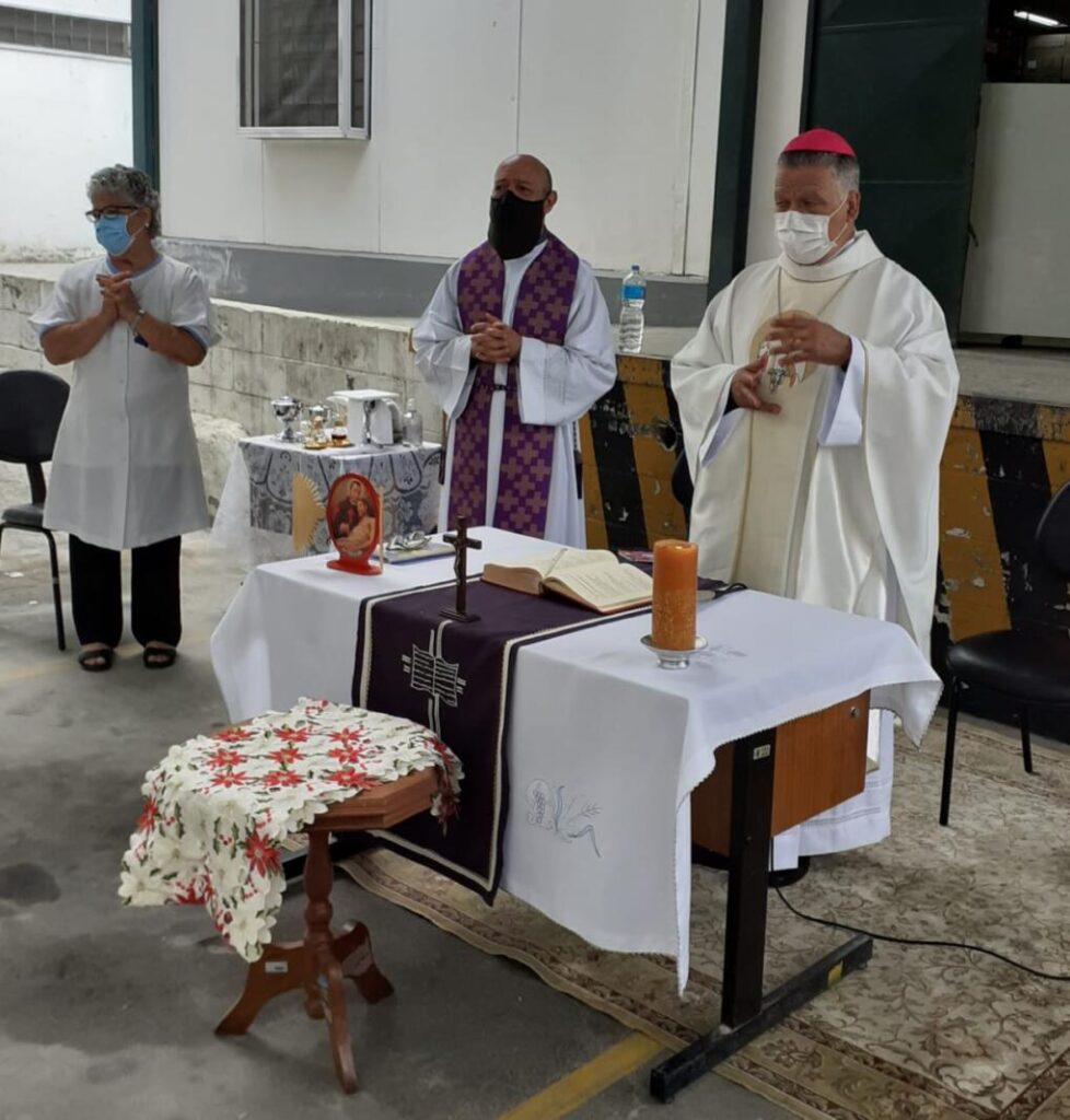 Dom Carlos Silva preside missa no Hospital Municipal de Pirituba - Jornal O São Paulo