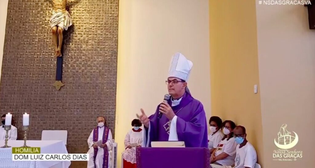Dom Luiz Carlos preside missa na festa de Nossa Senhora das Graças - Jornal O São Paulo